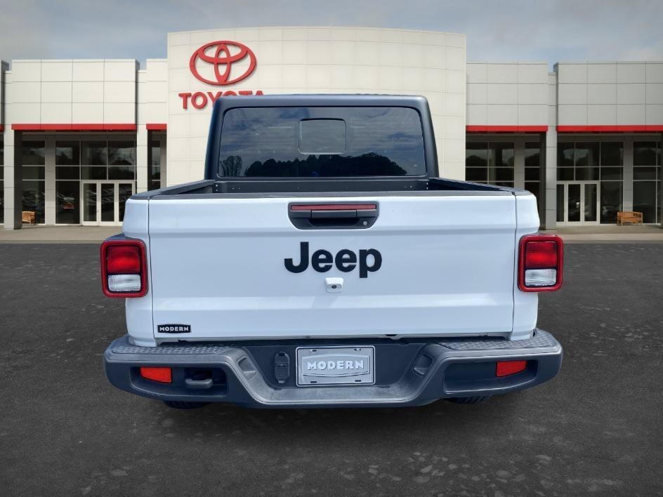 Used 2024 Bright White Clearcoat Jeep Sport image 6
