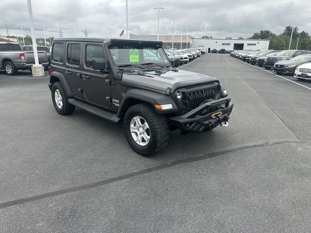 Used 2018 Jeep All-New Wrangler Unlimited Sport S with VIN 1C4HJXDG3JW188527 for sale in Dubois, PA