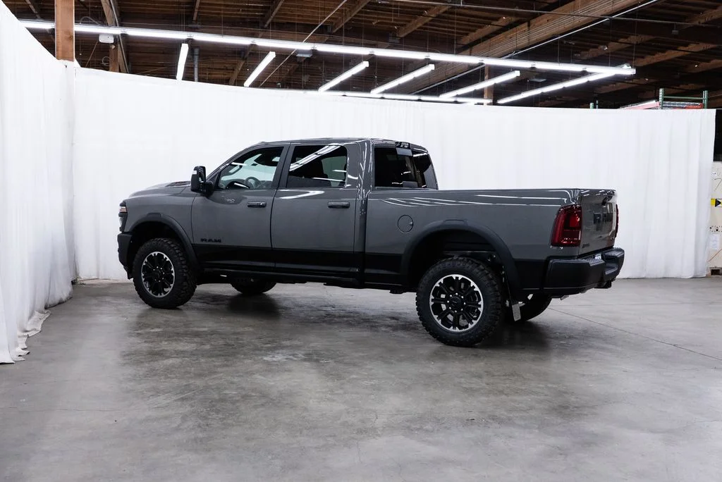 New 2026 Ceramic Gray Clear-Coat Exterior Paint RAM Rebel image 4