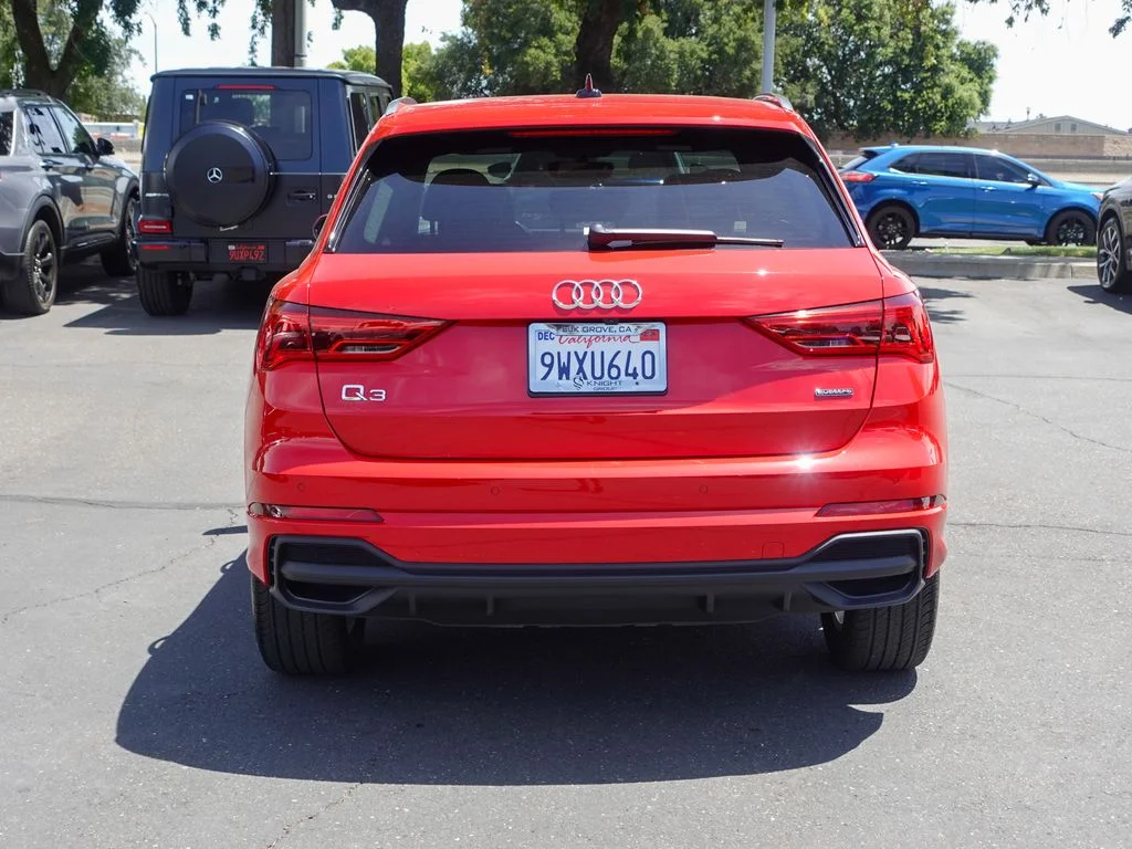 Certified Used 2025 Red Metallic Audi Premium Plus image 8