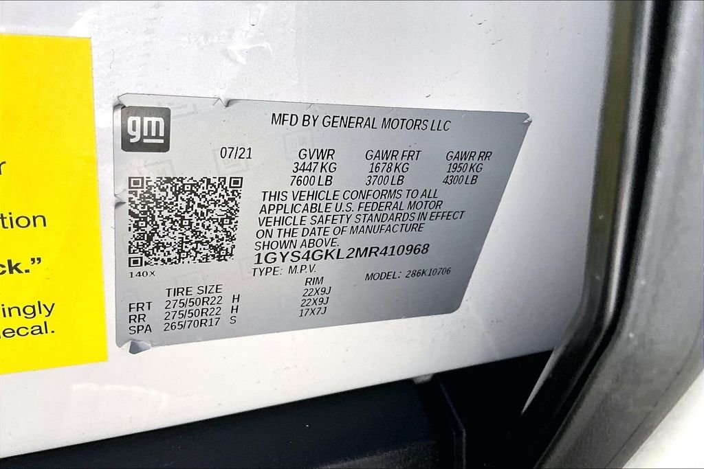 Used 2021 White Cadillac Sport Platinum image 35
