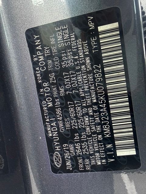 Used 2019 Gray Hyundai SE image 15