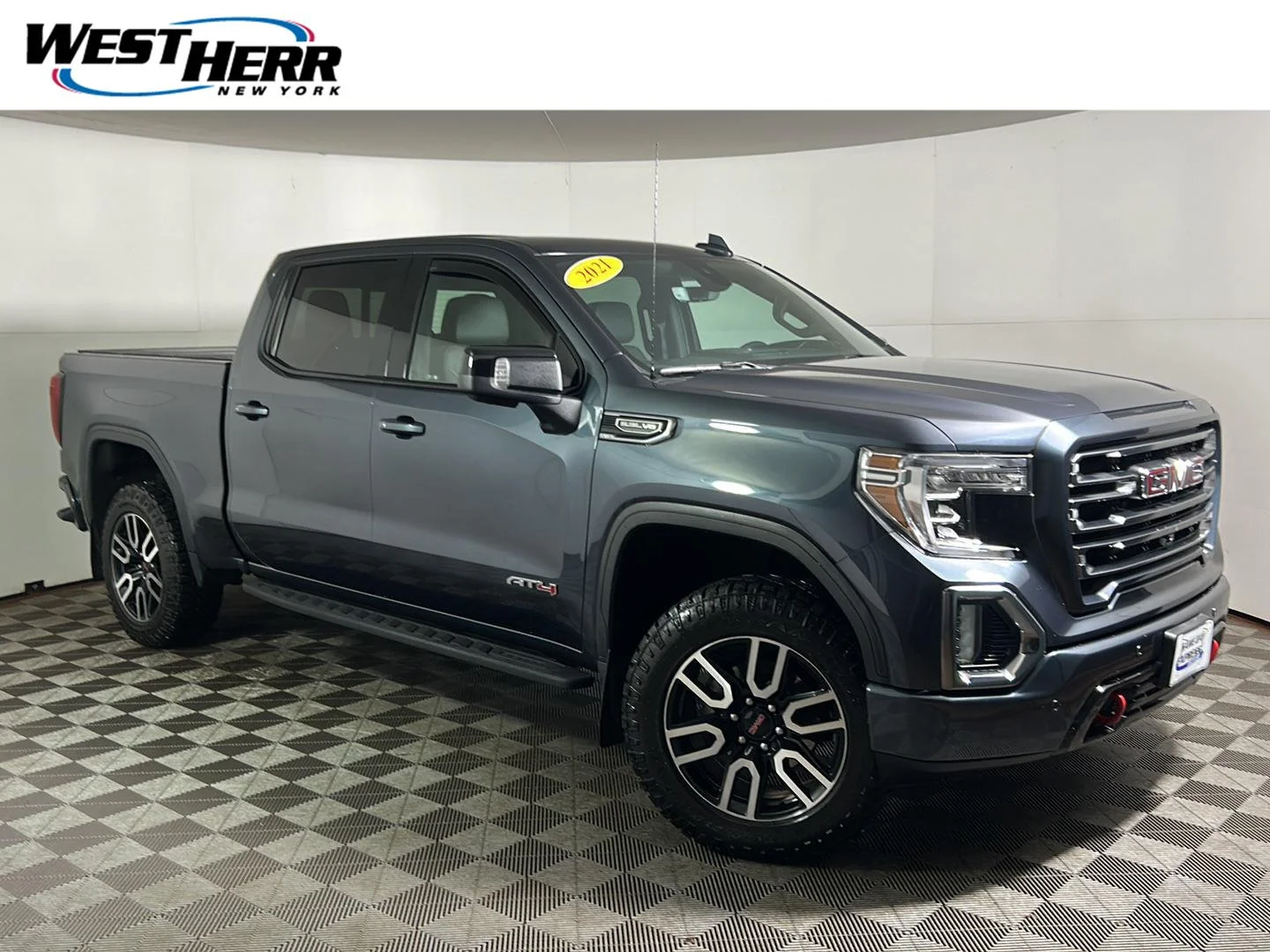 Used 2021 Dark Sky Metallic GMC AT4 image 1