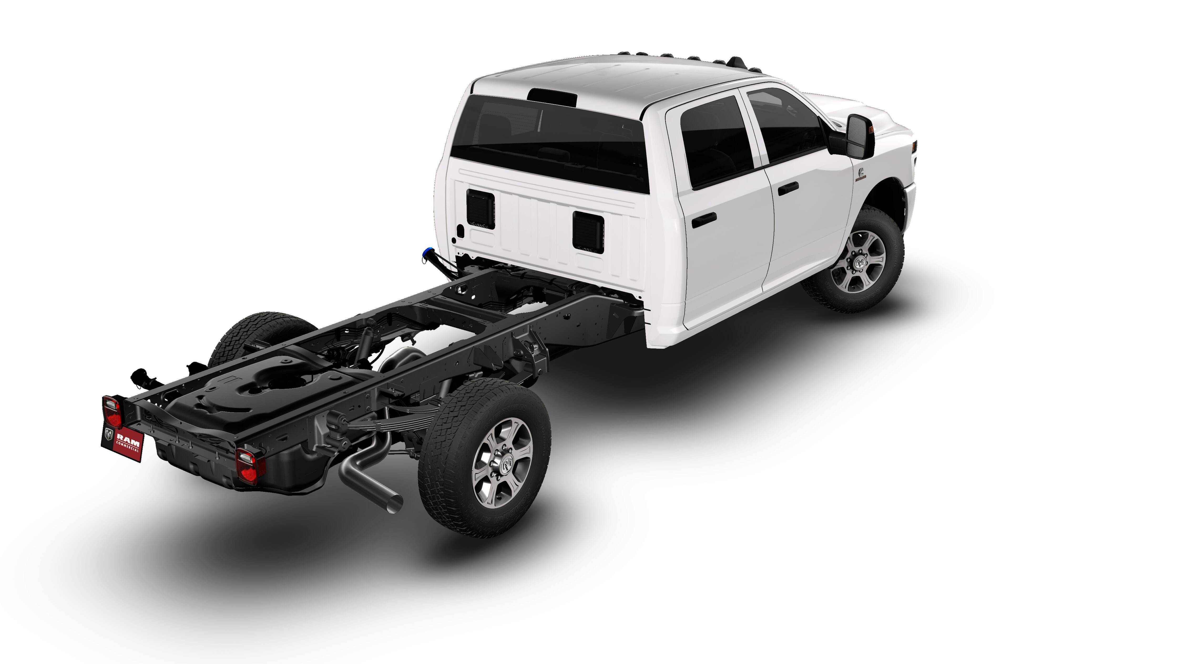 New 2026 Bright White Clear-Coat Exterior Paint RAM Tradesman image 2
