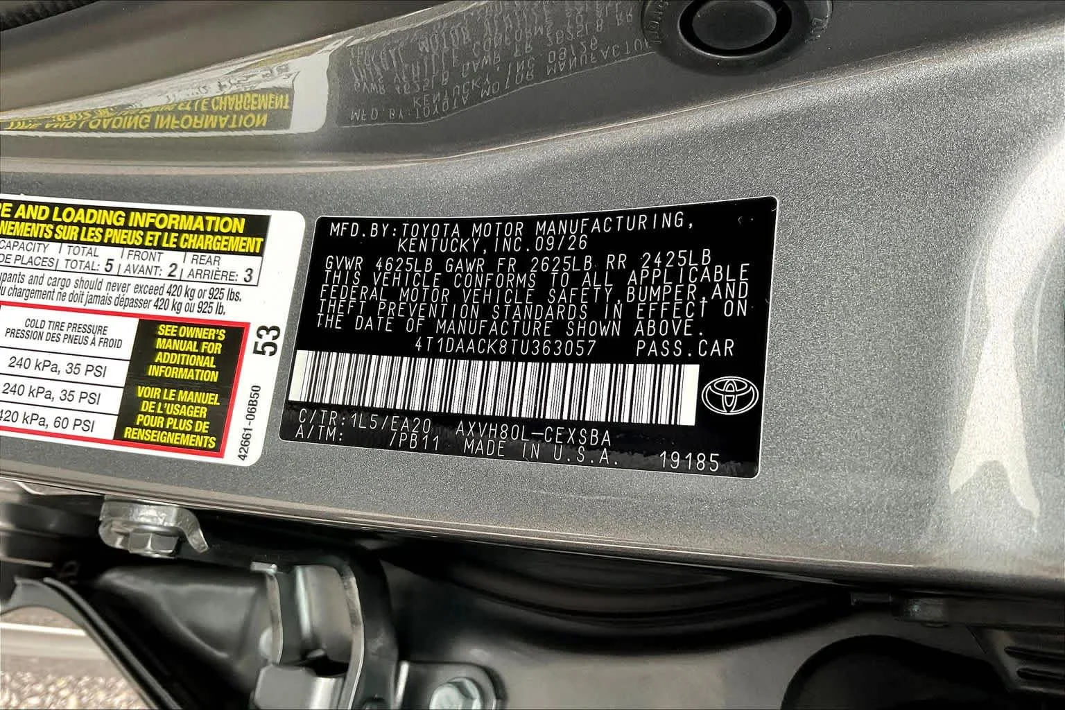 New 2026 Heavy Metal Toyota SE image 17