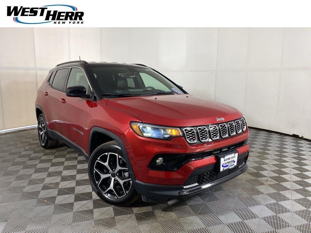 Used 2025 Red Hot Pearlcoat Jeep Limited image 1