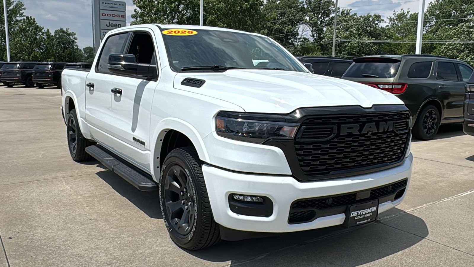 New 2026 Bright White Clearcoat RAM Big Horn/Lone Star image 2