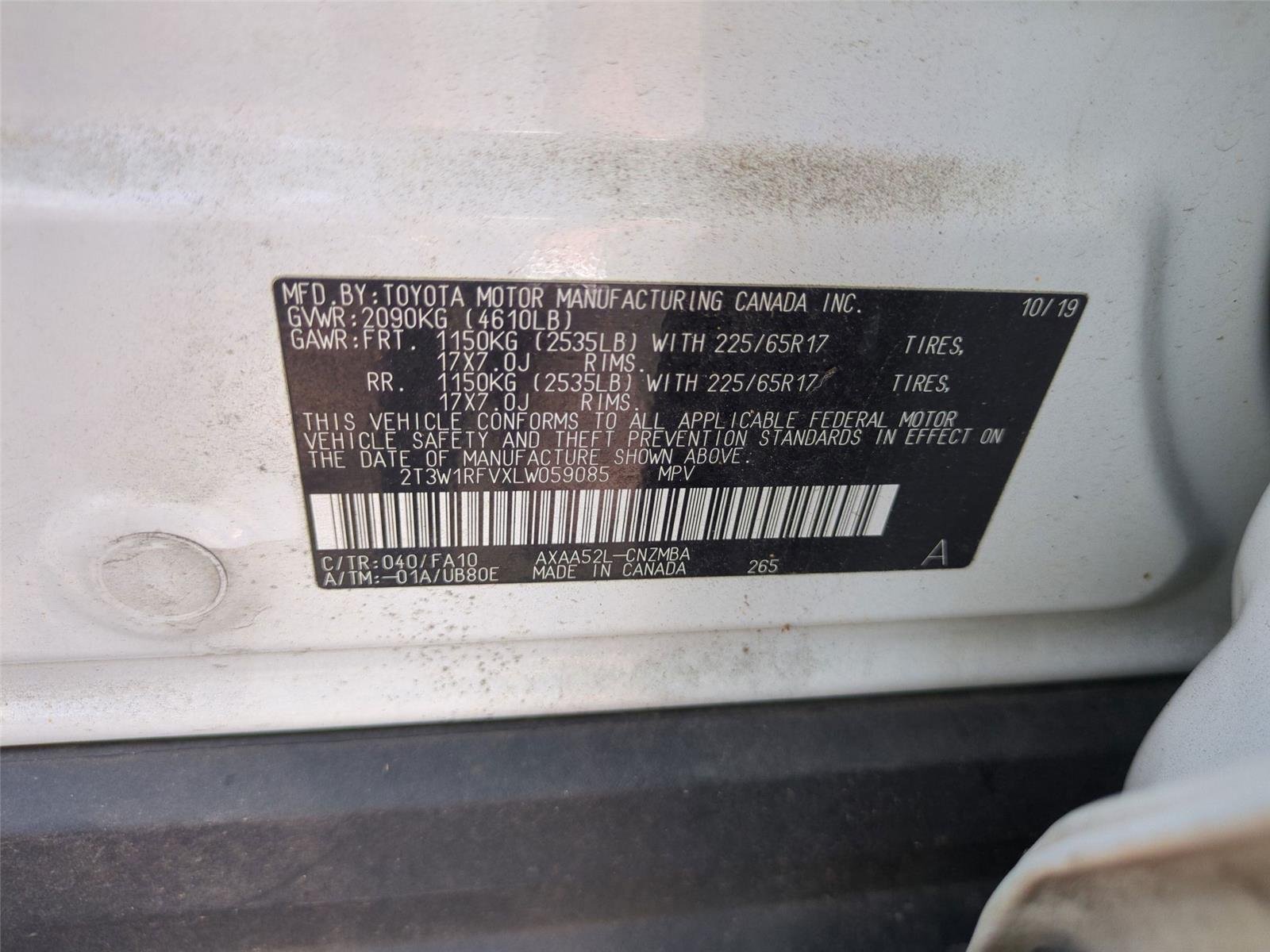 Used 2020 Super White Toyota XLE image 53