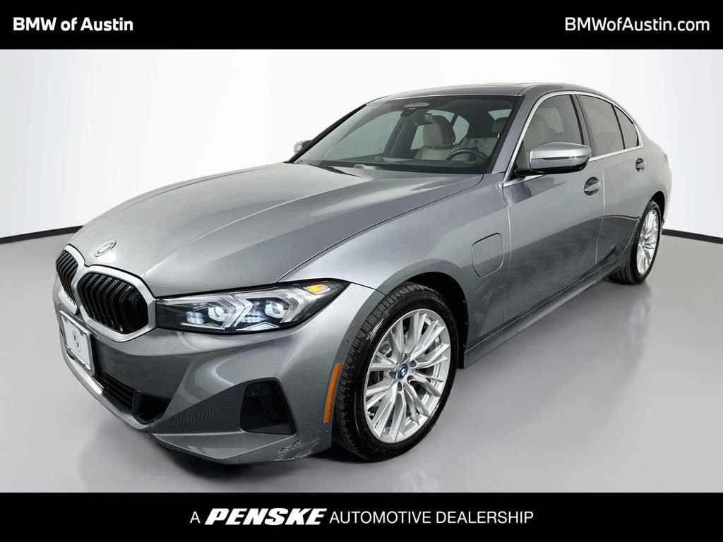 Certified Used 2024 Skyscraper Grey Metallic BMW 330e iPerformance image 1
