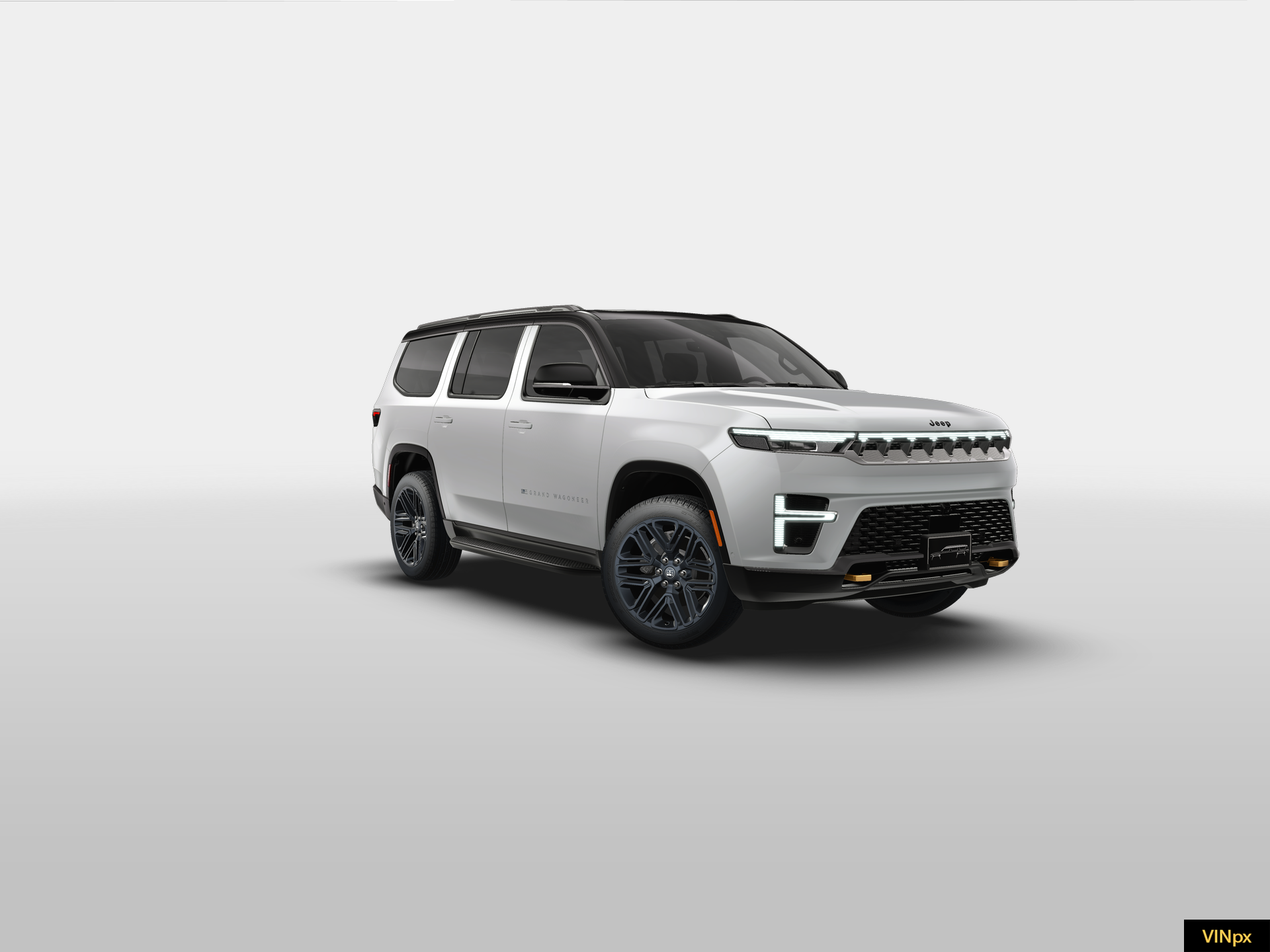 New 2026 Bright White Clear-Coat Exterior Paint Jeep Grand Wagoneer image 11