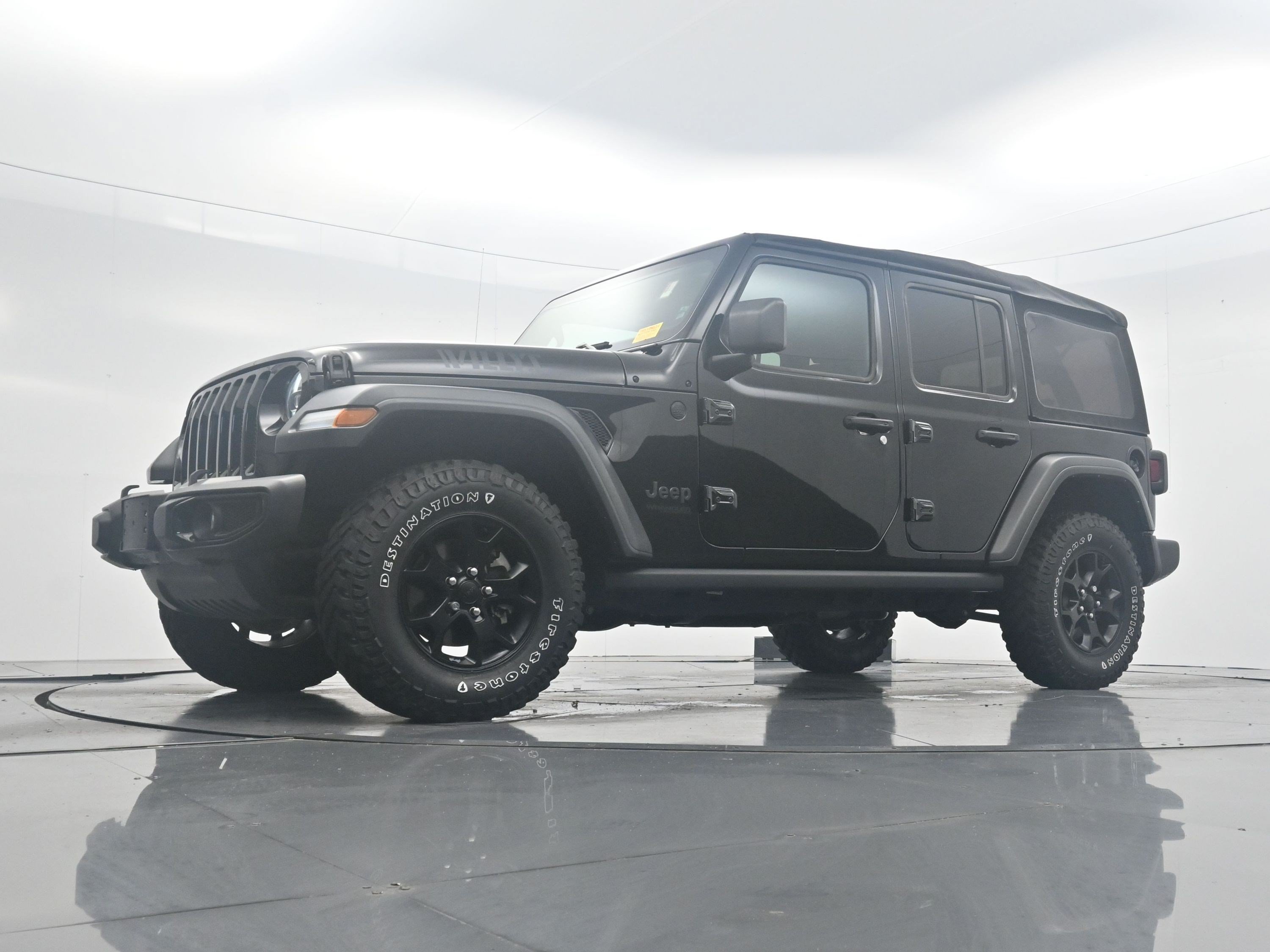 Used 2022 Black Clearcoat Jeep Unlimited Willys image 25