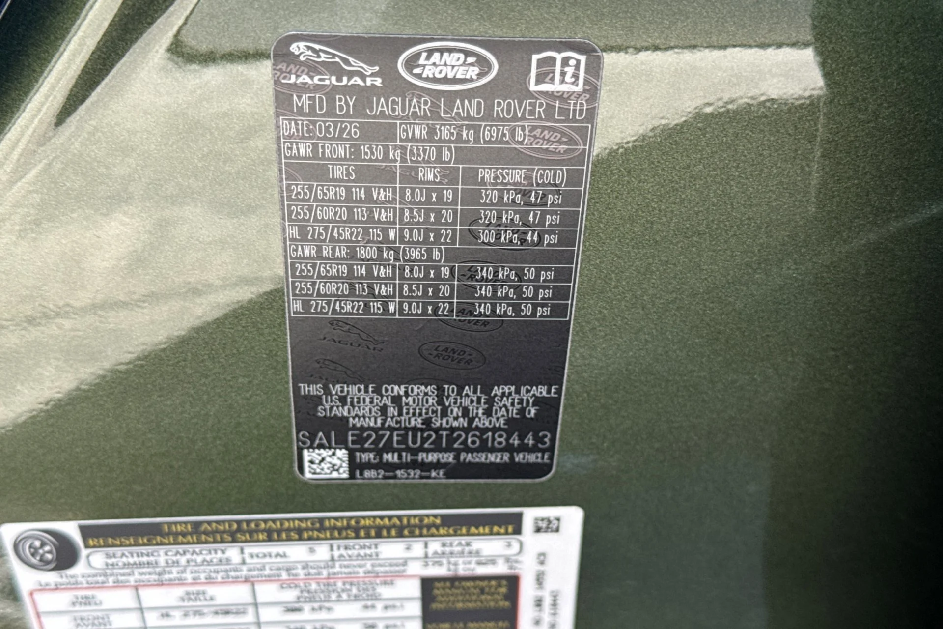 New 2026 Woolstone Green Land Rover X-Dynamic SE image 29