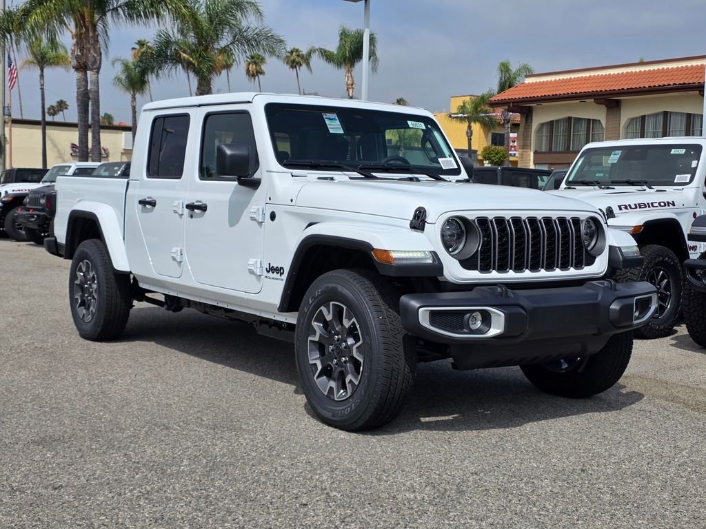 New 2026 Bright White Clear-Coat Exterior Paint Jeep Sahara image 1