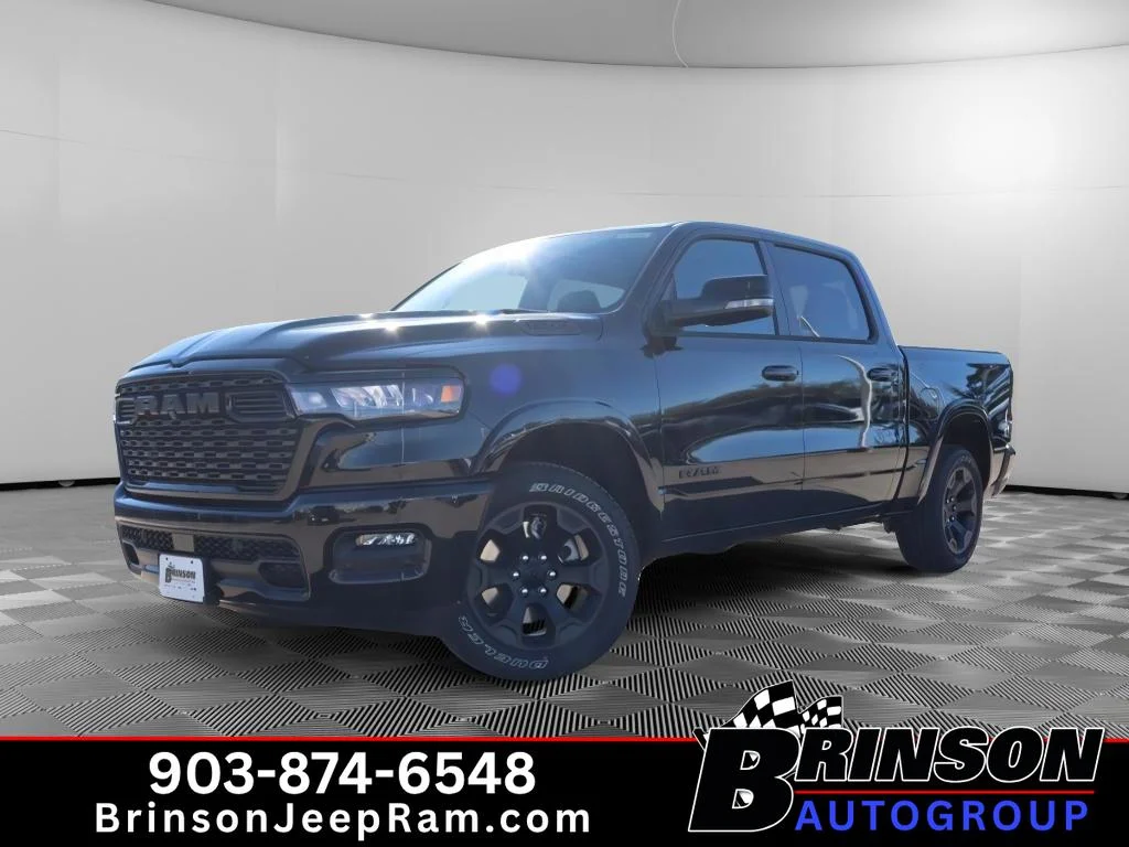 New 2026 Diamond Black Crystal Pearl-Coat Exterior Paint RAM Lone Star image 1