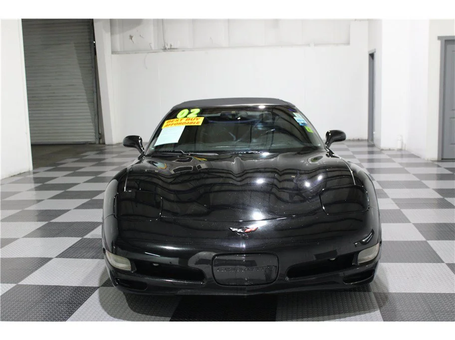 Used 2002 Black Chevrolet Convertible 2D image 2