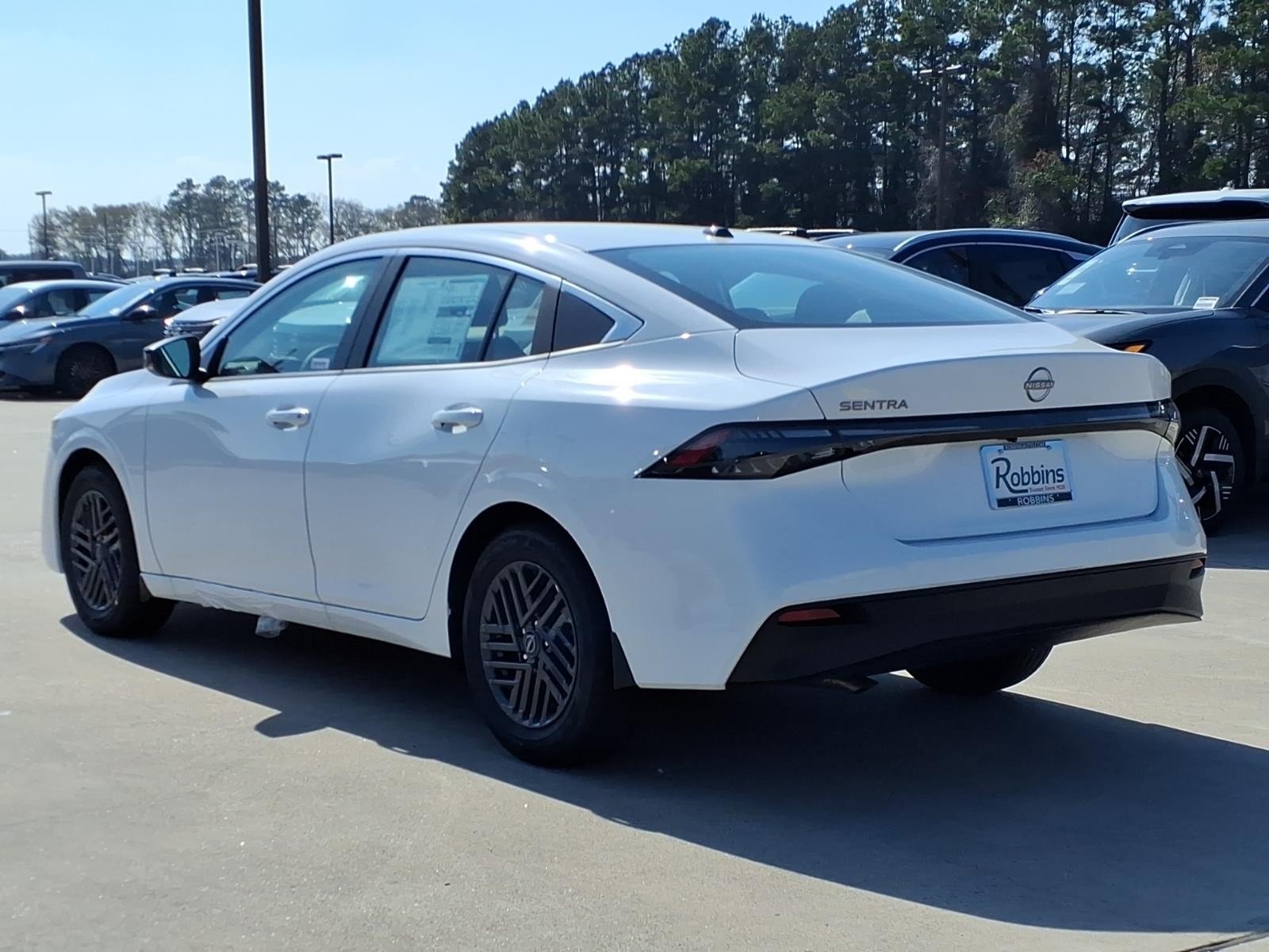 2026 Nissan Sentra SV White at Robbins Nissan