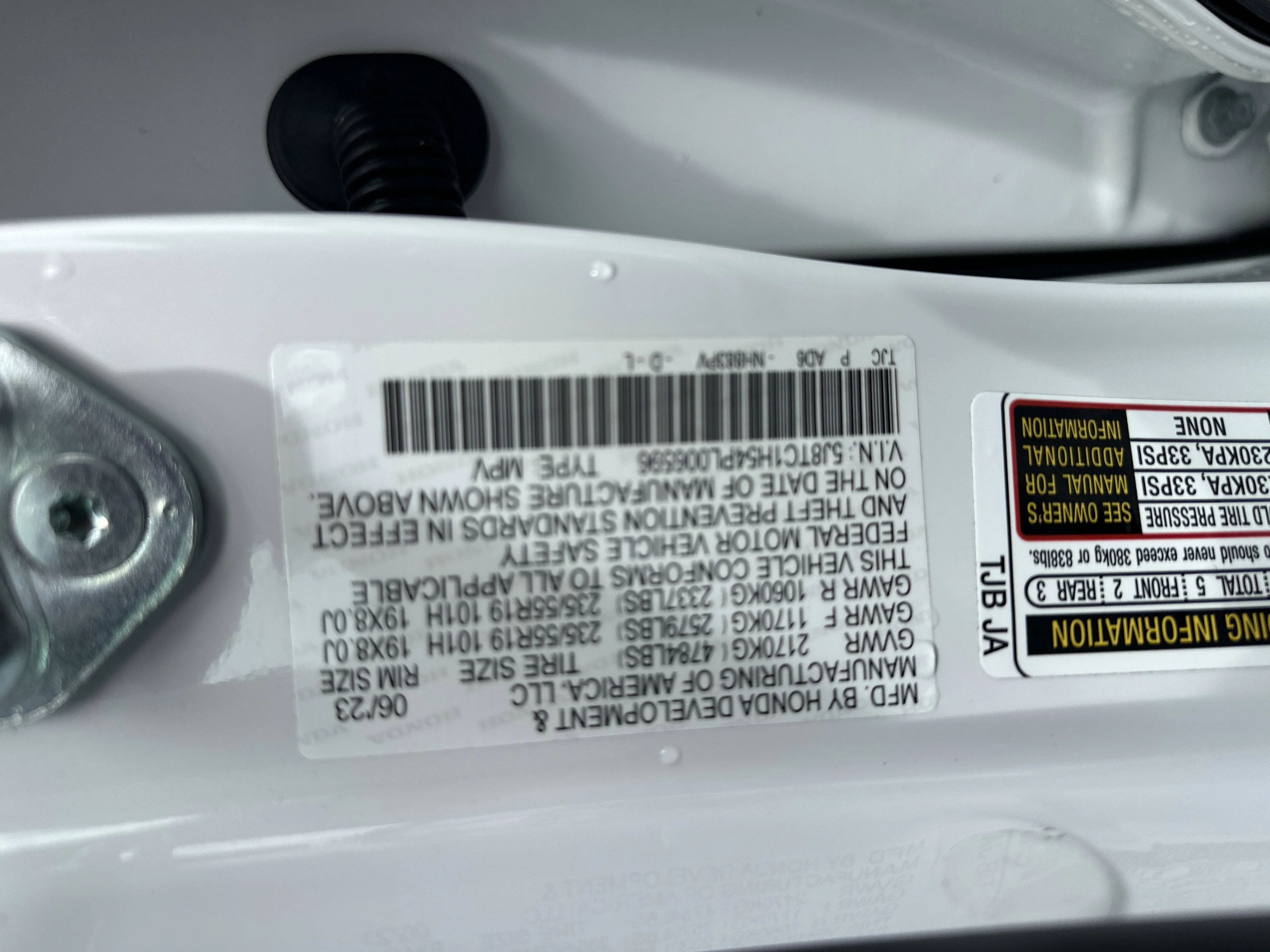 Certified Used 2023 Platinum White Pearl Acura TECH image 38