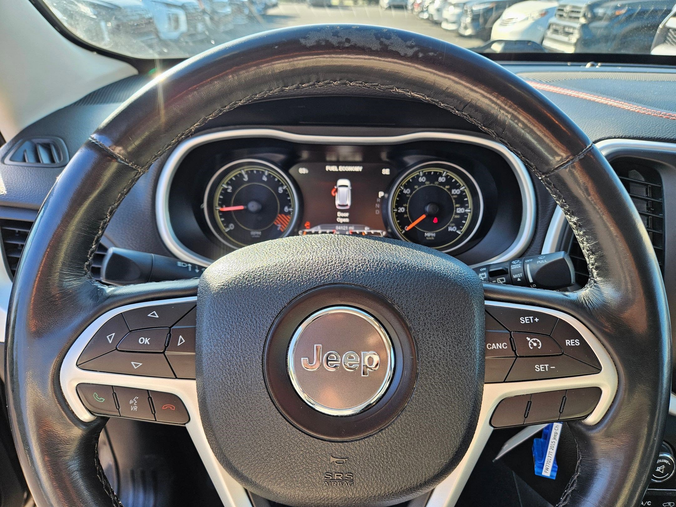 Used 2015 Granite Crystal Clearcoat Metallic Jeep Trailhawk image 20