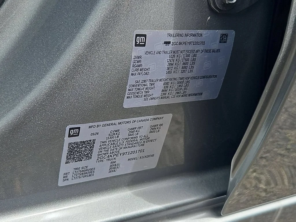 New 2026 Sterling Gray Metallic Chevrolet LTZ image 32