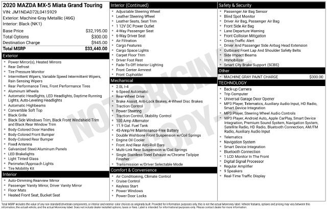 Used 2020 Gray Mazda Grand Touring image 31