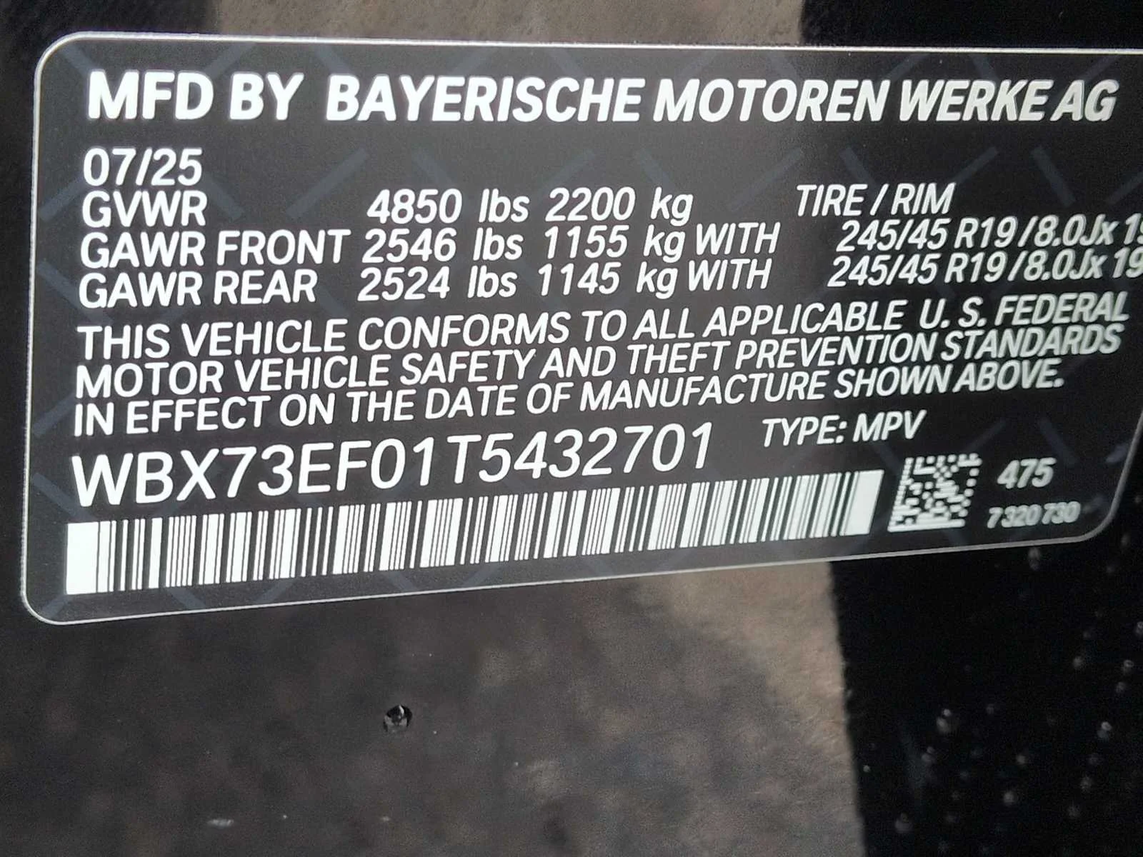 New 2026 Black Sapphire Metallic BMW xDrive28i image 38