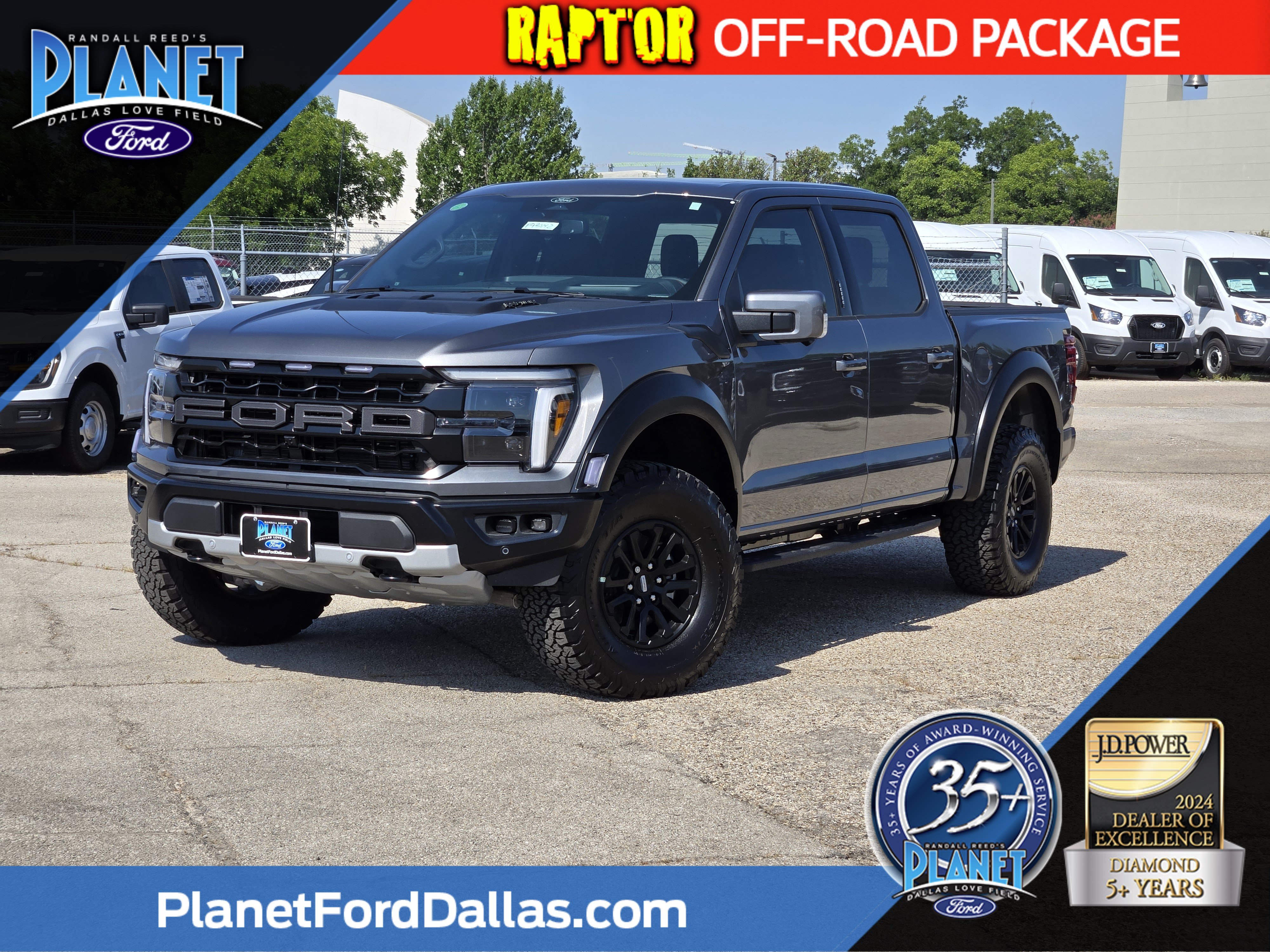 New 2026 Carbonized Gray Metallic Ford Raptor image 1