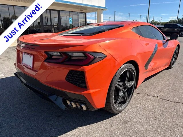 Used 2021 Orange Chevrolet Stingray image 3