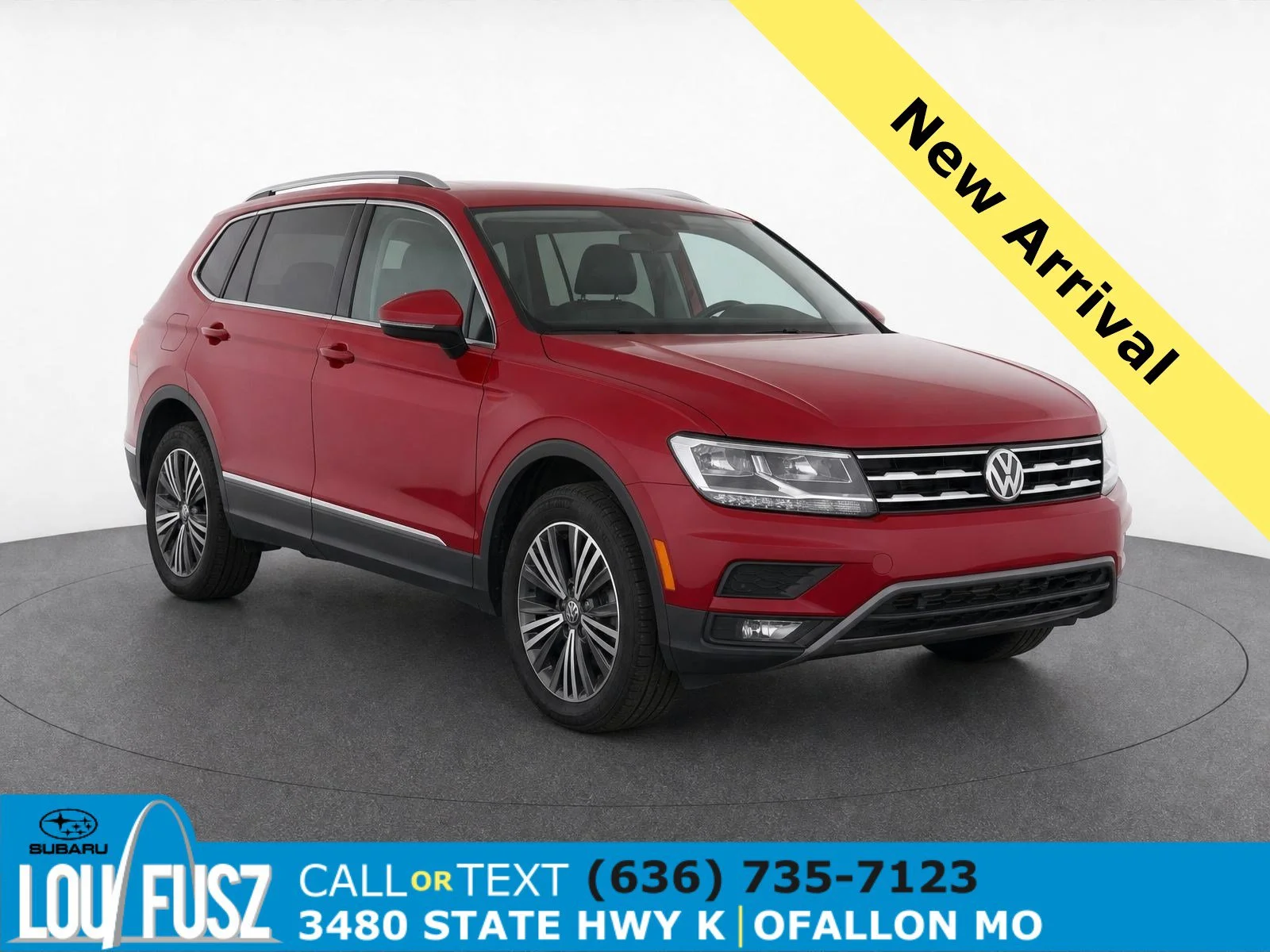 Used 2018 Cardinal Red Metallic Volkswagen 2.0T SEL image 1