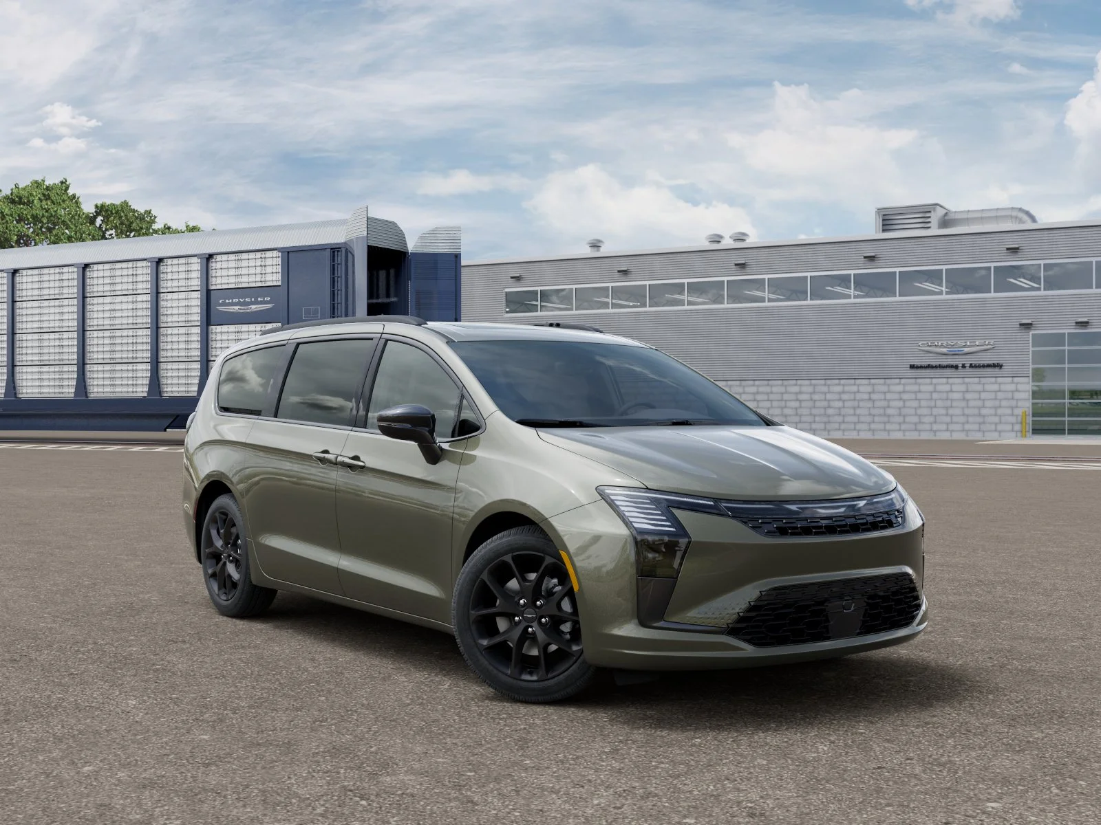 New 2027 Olive Green Pearl-Coat Exterior Paint Chrysler Limited image 3
