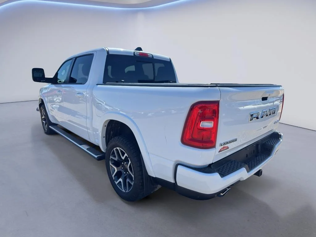 Used 2025 Bright White Clearcoat Ram Laramie image 8
