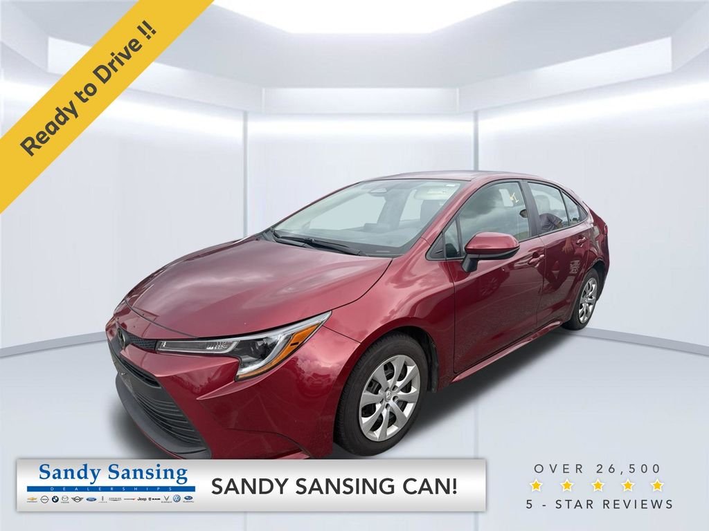 Used 2025 Red Toyota LE image 1