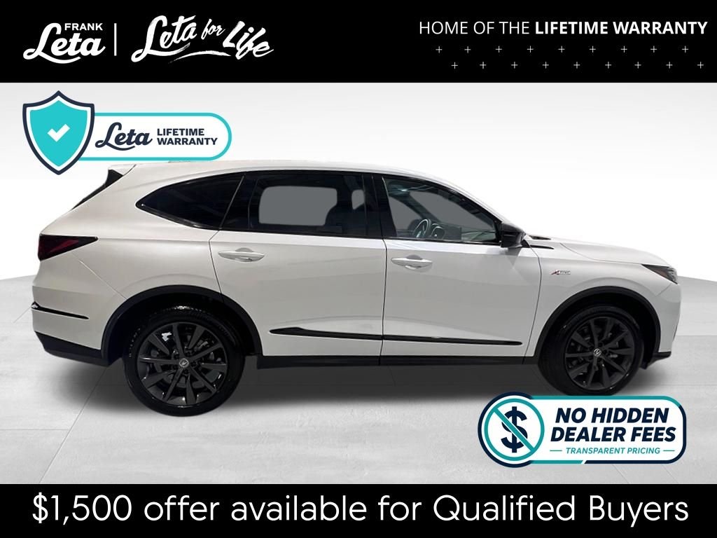 New 2026 Platinum White Pearl Acura w/A-Spec Package image 10