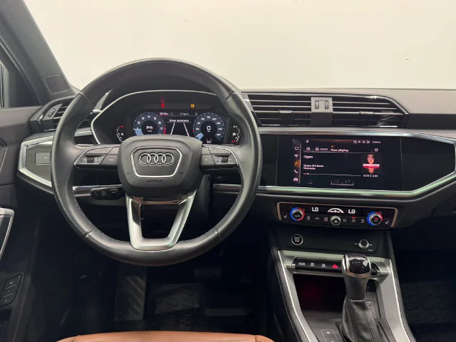 Used 2022 Glacier White Metallic Audi Premium Plus image 3