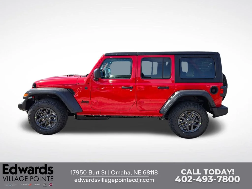 New 2026 Firecracker Red Clear-Coat Exterior Paint Jeep Sport S image 6