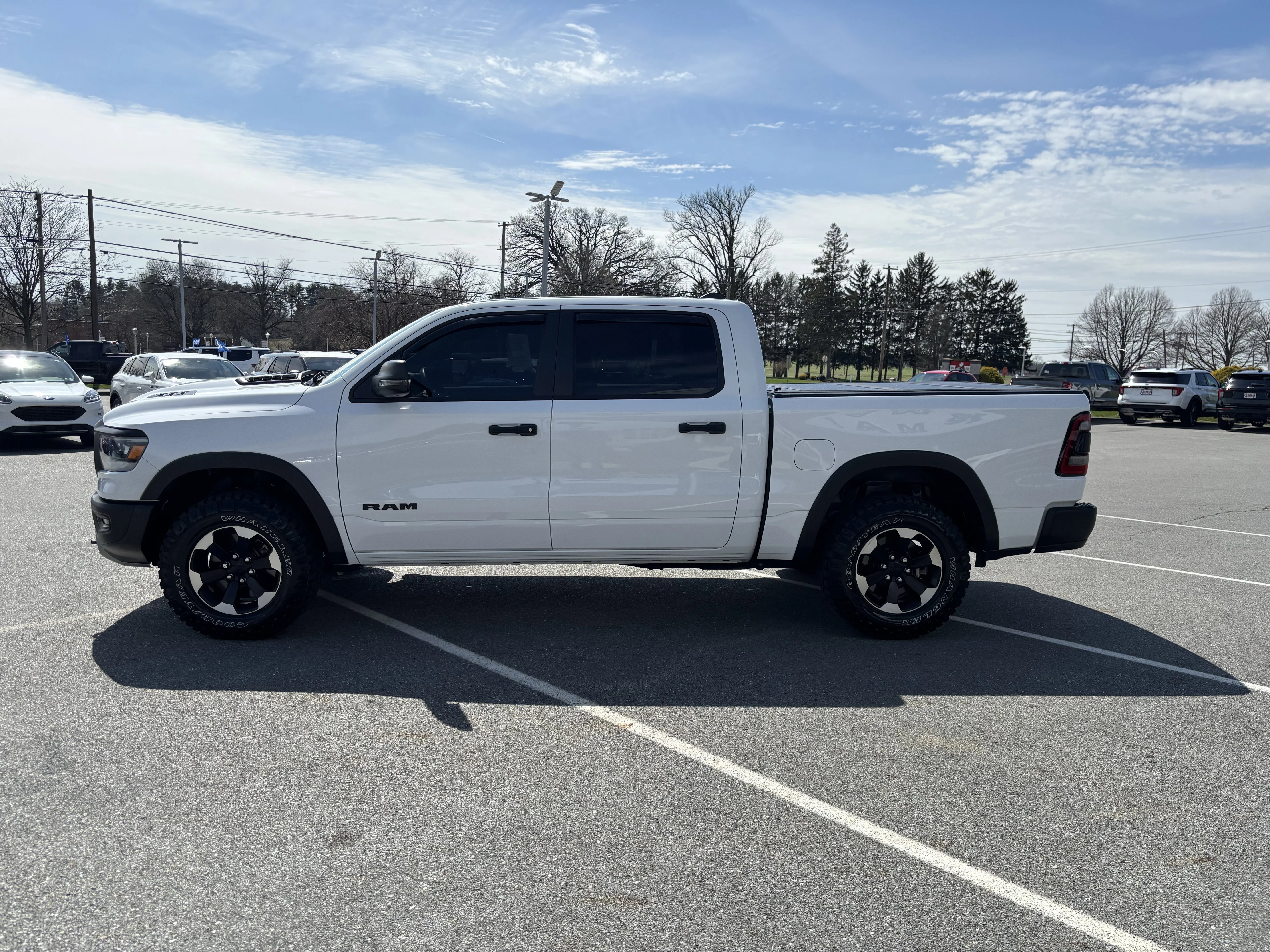 Used 2023 Bright White Clearcoat Ram Rebel image 4