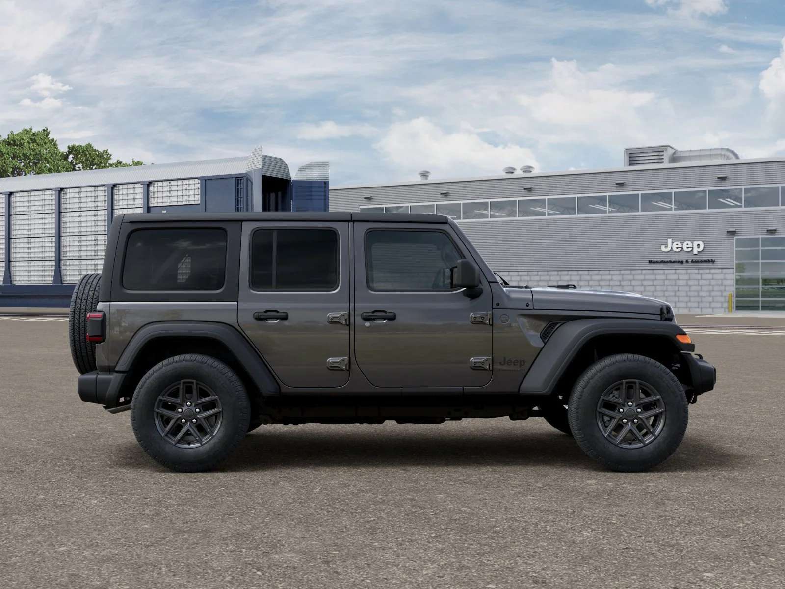 New 2026 Granite Crystal Metallic Clear-Coat Exterior Paint Jeep Sport S image 21