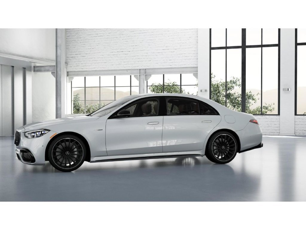 New 2026 MANUFAKTUR Moonlight White Metallic Mercedes-AMG AMG® S 63 E 4MATIC Sedan image 76