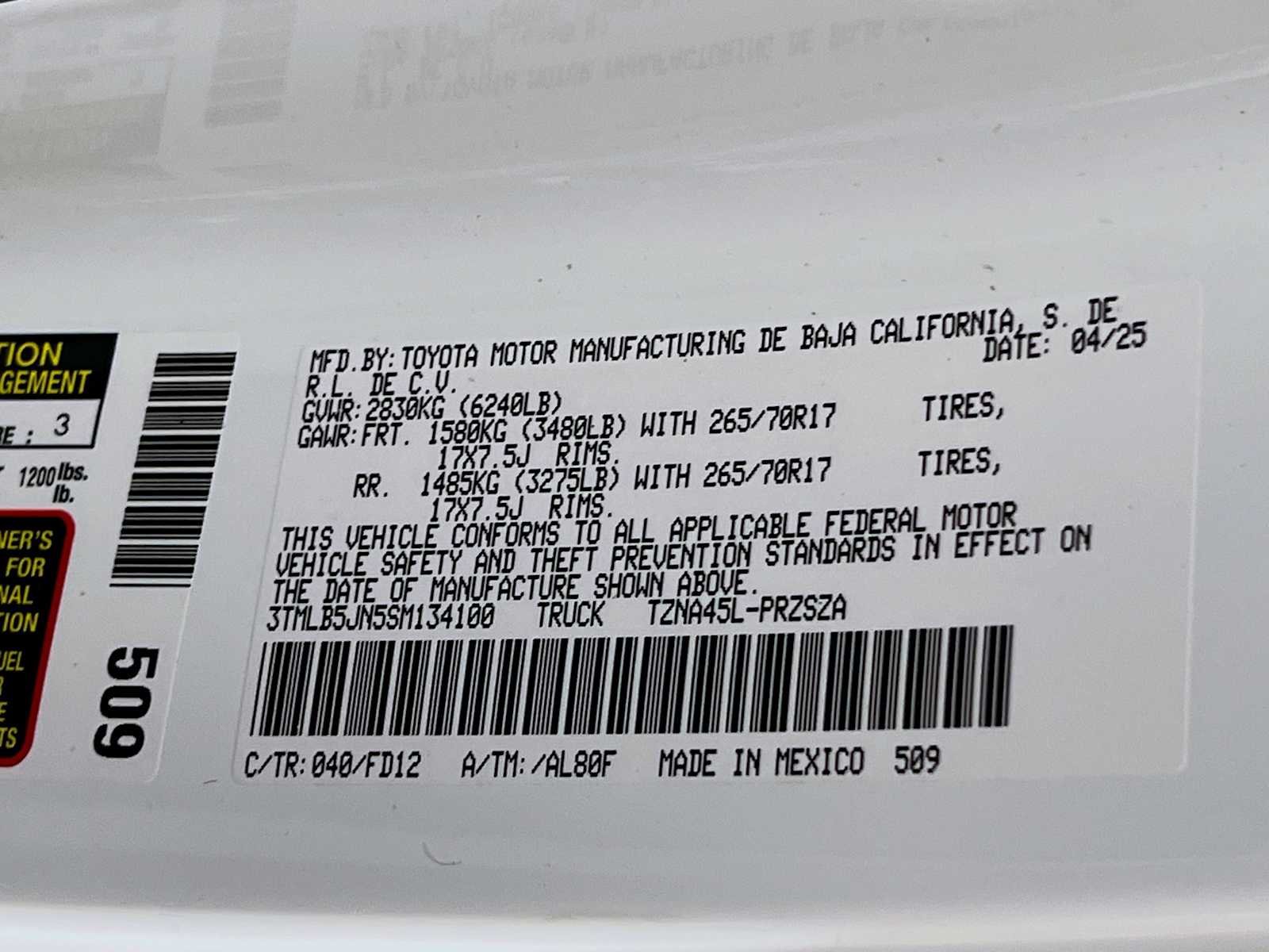 Used 2025 Ice Cap Toyota TRD Off Road image 31