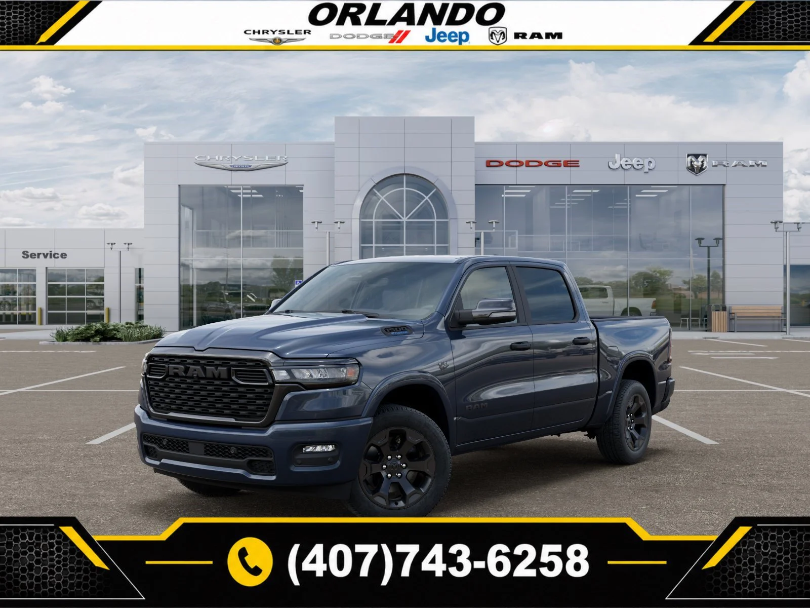 New 2027 Forged Blue Metallic Ram Big Horn/Lone Star image 1