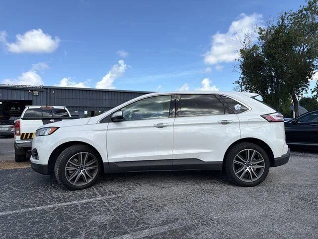 Used 2021 White Ford Titanium image 2