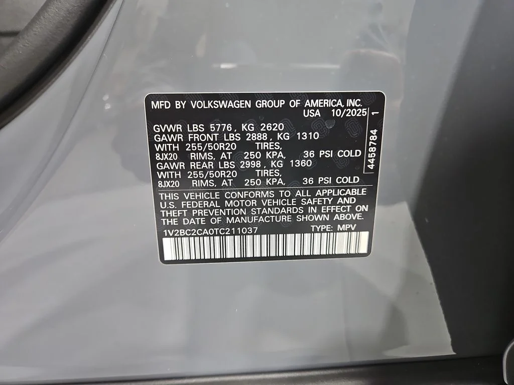 New 2026 Gray Volkswagen SEL image 27