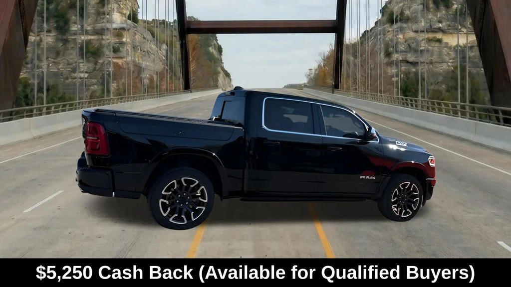 New 2026 Diamond Black Crystal Pearl-Coat Exterior Paint RAM Limited image 11
