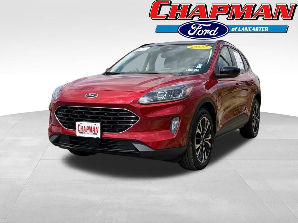 Certified Used 2022 Red Metallic Ford SEL image 3