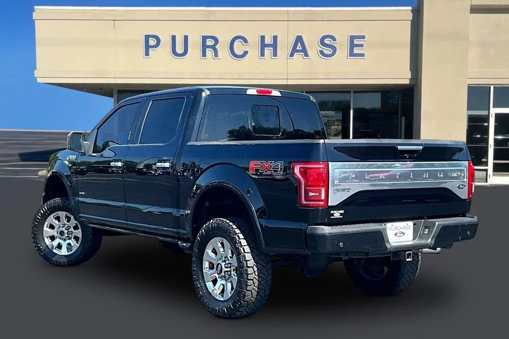Used 2016 Shadow Black Ford Platinum image 4