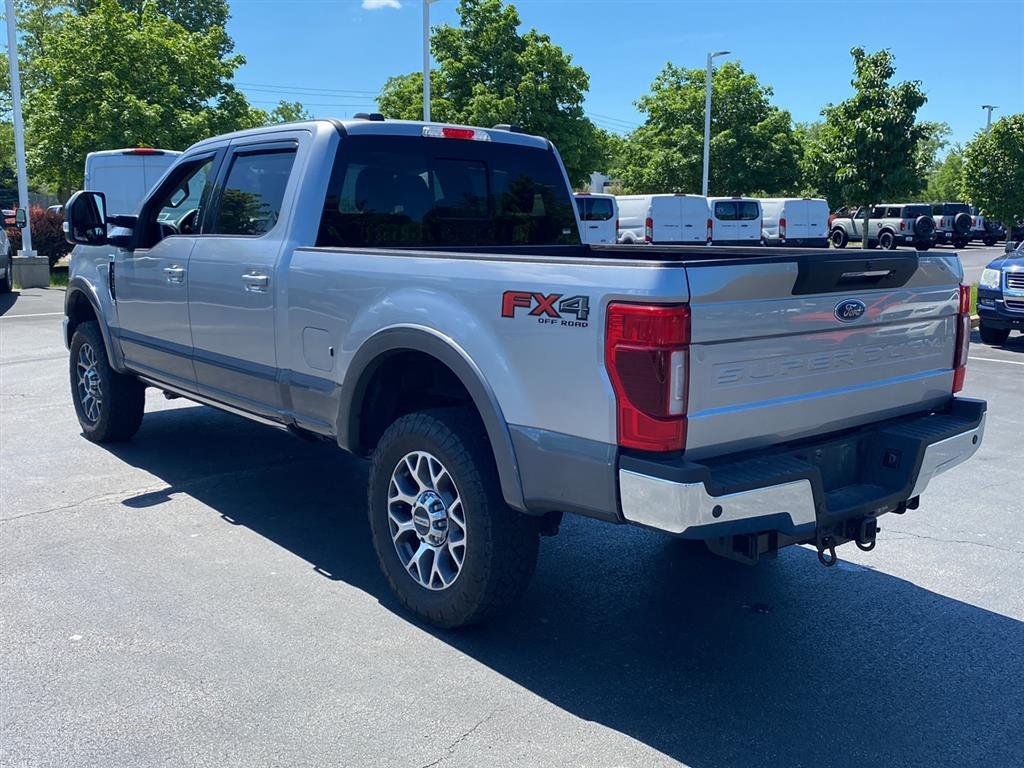 Used 2021 Iconic Silver/Carbonized Gray Ford Lariat image 8