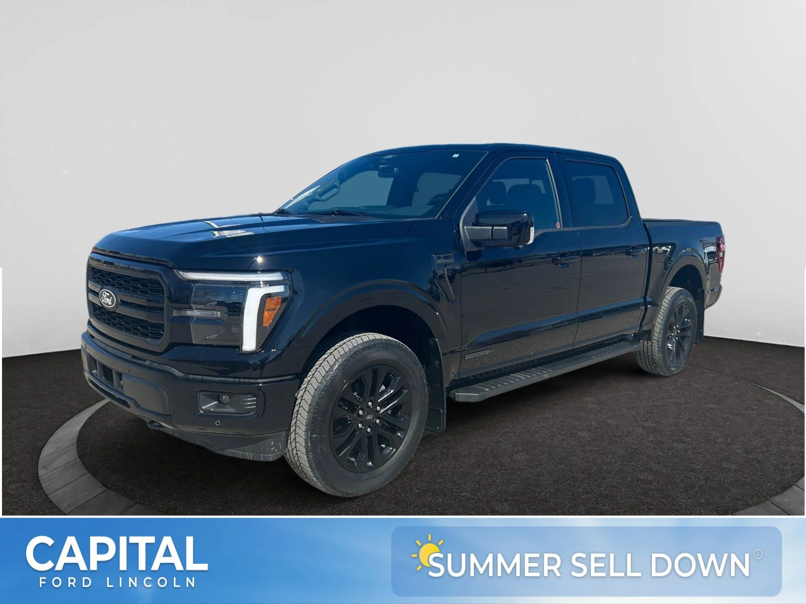New 2026 Agate Black Metallic Ford Lariat image 1