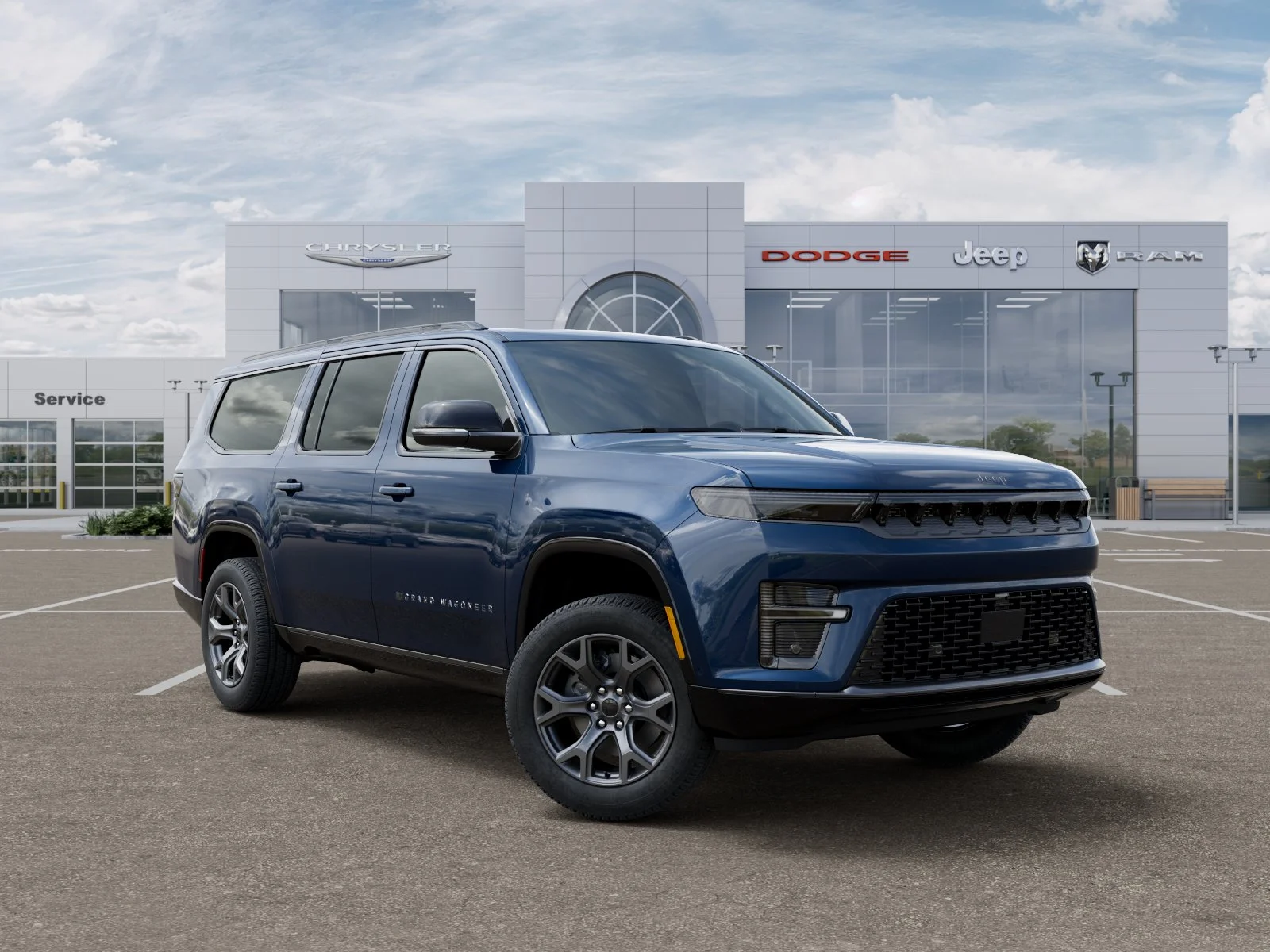 New 2026 Fathom Blue Pearl-Coat Exterior Paint Jeep Limited Altitude image 5