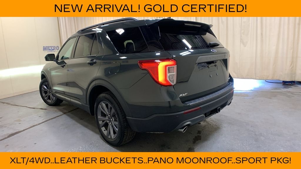 Certified Used 2023 Green Metallic Ford XLT image 5