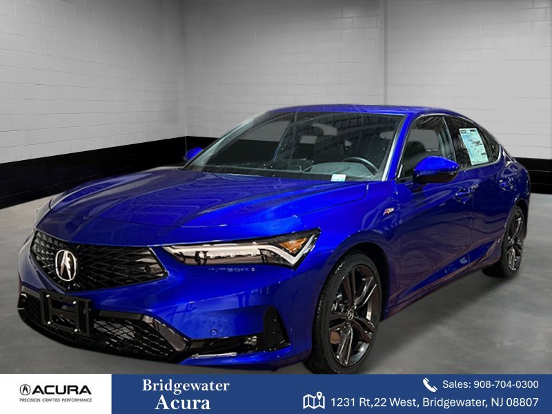 Apex Blue Pearl 2025 Acura Integra FWD with Technology and A-SPEC Package Sedan Front-Wheel Drive