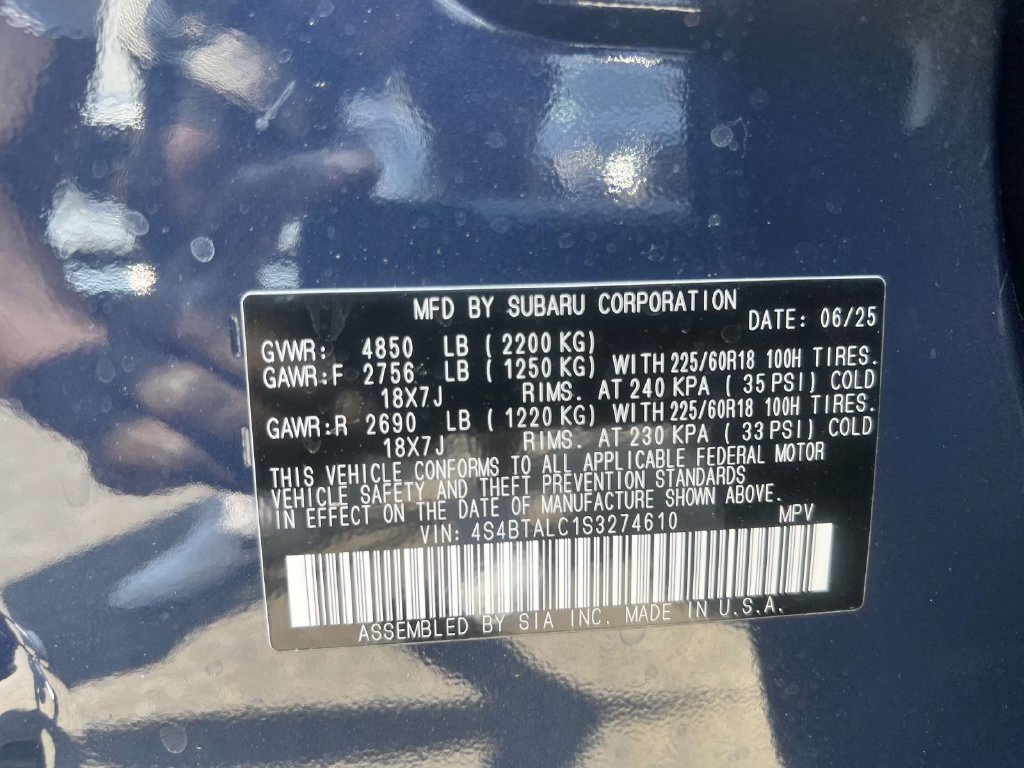 Used 2025 Blue Subaru Onyx Edition image 14